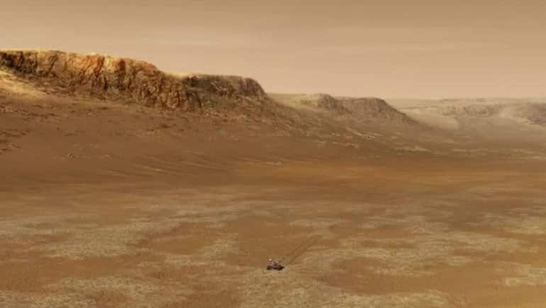 Mars'ta bulunan gizemli taş