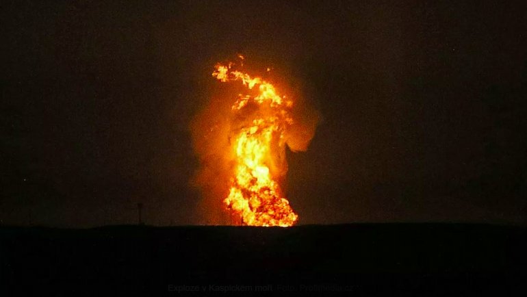 Azerbaycan'da korkutan patlama
